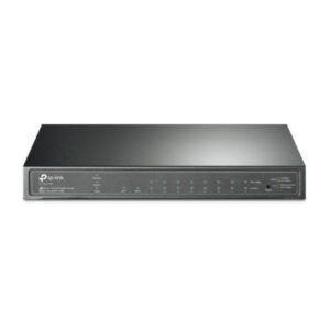 SWITCH TP LINK SG2210P(UN) 8 PUERTOS POE+ 2 RANURAS SFP 10/100/1000 MBPS ADMINISTRABLE NEGRO