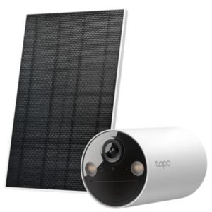 CAMARA TP LINK TAPO C410 KIT(US) 2K 3MP STARLIGHT CMOS LENTE FOCAL 850NM IR CON PANEL SOLAR BLANCO