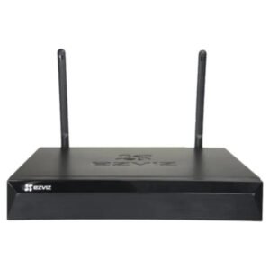 GRABADORA NVR EZVIZ CS-X5S-R100-4W 4 CANALES HASTA 3K 1 SATA HASTA 8 TB (SIN DISCO) WI-FI 2.4G + H.265 303000430 NEGRO