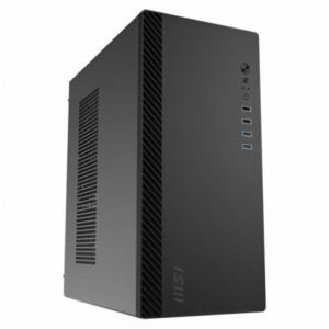 CASE MSI PRO SHIELD M100P MID TOWER VENTILADOR 1 DE 80MM CON REJILLA FRONTAL 306-7G31M21-HH9 NEGRO NEGRO