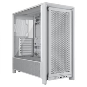 CASE CORSAIR FRAME 4000D MID TOWER CON VIDRIO LATERAL Y MALLA FRONTAL CC-9011291-WW BLANCO