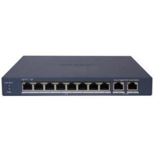 SWITCH HIKVISION DS-3E1510P-EI/M(O-STD) (E) 8 PUERTOS GIGABIT POE / 2 PUERTOS GIGABIT RJ45 20 GBPS SMART MANAGED 301802997 AZUL