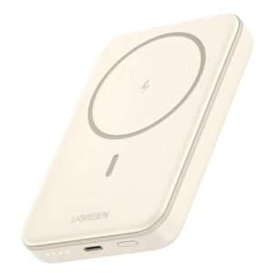POWER BANK UGREEN PB561 10000MAH INALÁMBRICO MAGNÉTICO USB-C 20W QI 15W DISPLAY LCD 25208 BEIGE