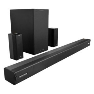 BARRA DE SONIDO Y PARLANTES THONET & VANDER REIN GEN 2 5.1 230W RMS BLUETOOTH HDMI ARC OPTICO AUX 3.5MM DOLBY AUDIO HK096-03618-2 NEGRO