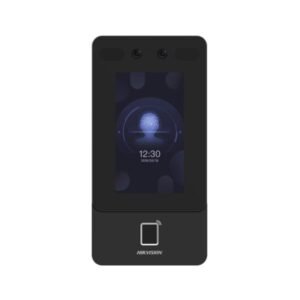 CONTROL DE ACCESO RECONOCIMIENTO FACIAL / LECTOR DE HUELLAS HIKVISION DS-K1T342MFWX-E1(O-STD) (E) CON PANTALLA 4.3" CAMARA 2 MP 302920730 NEGRO