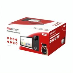 KIT DE VIDEOPORTERO HIKVISION DS-KIS610-P((O-STD) (E) INTERCOM IP65 305306174 NEGRO