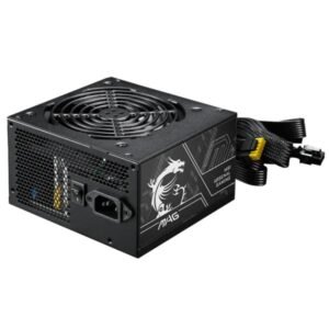 FUENTE DE PODER MSI MAG A650GN II 650W 80 PLUS GOLD NO MODULAR 306-7ZPBZ23-CE0 NEGRO