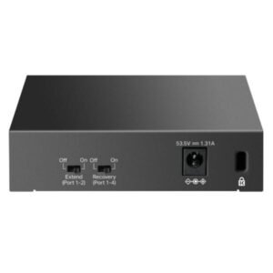 SWITCH TP LINK LS105GP 4 POE+ + 1 RJ45 GIGABIT 10/100/1000 MBPS NO ADMINISTRABLE