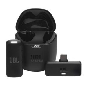 MICROFONO JBL QUANTUM STREAM INALÁMBRICO 2.4 GHZ Y ESTUCHE DE CARGA JBLSTRMWLUSBCBLKAM NEGRO