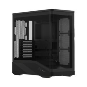 CASE RGB FORMULA V LINE CRYSTAL U9 PA MID TOWER SIN ABANICOS INCLUIDOS VIDRIO TEMPLADO LATERAL SIN FUENTE DE PODER 4711401666370 NEGRO