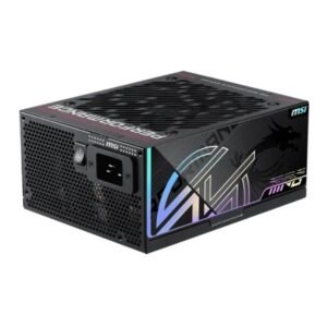 FUENTE DE PODER MSI MPG AI1600TS PCIE5 1600W 80 PLUS TITANIUM MODULAR ATX 306-7ZPUA12-CE0 NEGRO