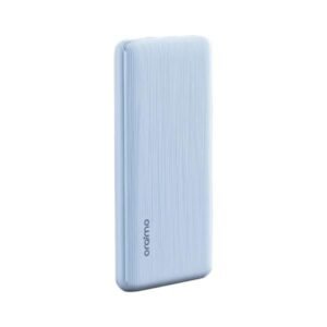 POWER BANK ORAIMO POWERFLOW B11 OPB-1102 10000 MAH CARGA DE 15 W 4 INDICADORES LED Y MODO DE BAJA CORRIENTE CELESTE