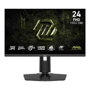 MONITOR GAMING MSI MAG 245PF X24 24 PULG PLANO 1920X1080 FHD 240 HZ RAPID IPS FREESYNC HDMI DISPLAYPORT HDR 9S6-3BC89M-019 NEGRO