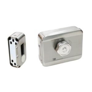 CERRADURA INTELIGENTE HIKVISION DS-K4E100(O-STD) CABLEADO 12V DC - ACERO INOXIDABLE/PESTILLO 20MM 302900893