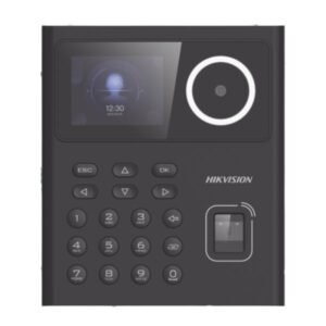 CONTROL DE ACCESO FACIAL HIKVISION DS-K1T320MFWX-B(O-STD)/S TECLADO NUMÉRICO LECTOR DE HUELLA CÁMARA 2 MP ETHERNET / WIFI 2.4 GHZ 302923170