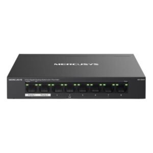 SWITCH MERCUSYS MS108GP(UN) 8 PUERTOS RJ45 GIGABIT 7 CON POE+ 10/100/1000 MBPS NO ADMINISTRABLE