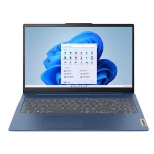 LAPTOP LENOVO IDEAPAD SLIM 3 INGLES 15.6 PULG AMD RYZEN 5 40 8GB RAM 512GB SSD WIN 11 HOME 82XQ012HUS AZUL