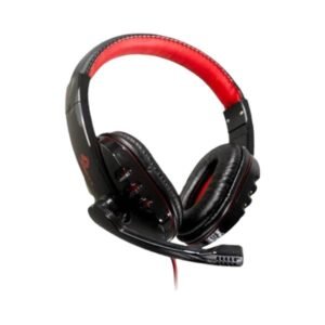 HEADSET GAMING X-LION CON MICROFONO HP-400 3.5MM+ USB PORT NEGRO / ROJO