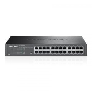 SWITCH TP LINK TL-SG1024DE 24 PUERTOS GIGABIT 10/100/1000 MBPS EASY SMART MANAGED ADMINISTRABLE NEGRO