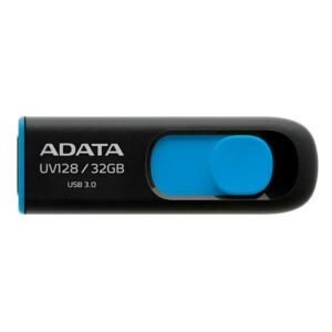 MEMORIA USB 32GB ADATA UV128 USB-A  3.2 GEN 1 AUV128-32G-RBE NEGRO / AZUL